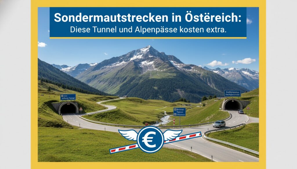 Sondermautstrecken in Österreich: Diese Tunnel und Alpenpässe kosten extra