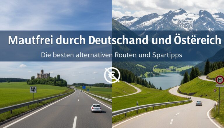 Mautfrei durch Deutschland und Österreich: Die besten alternativen Routen und Spartipps